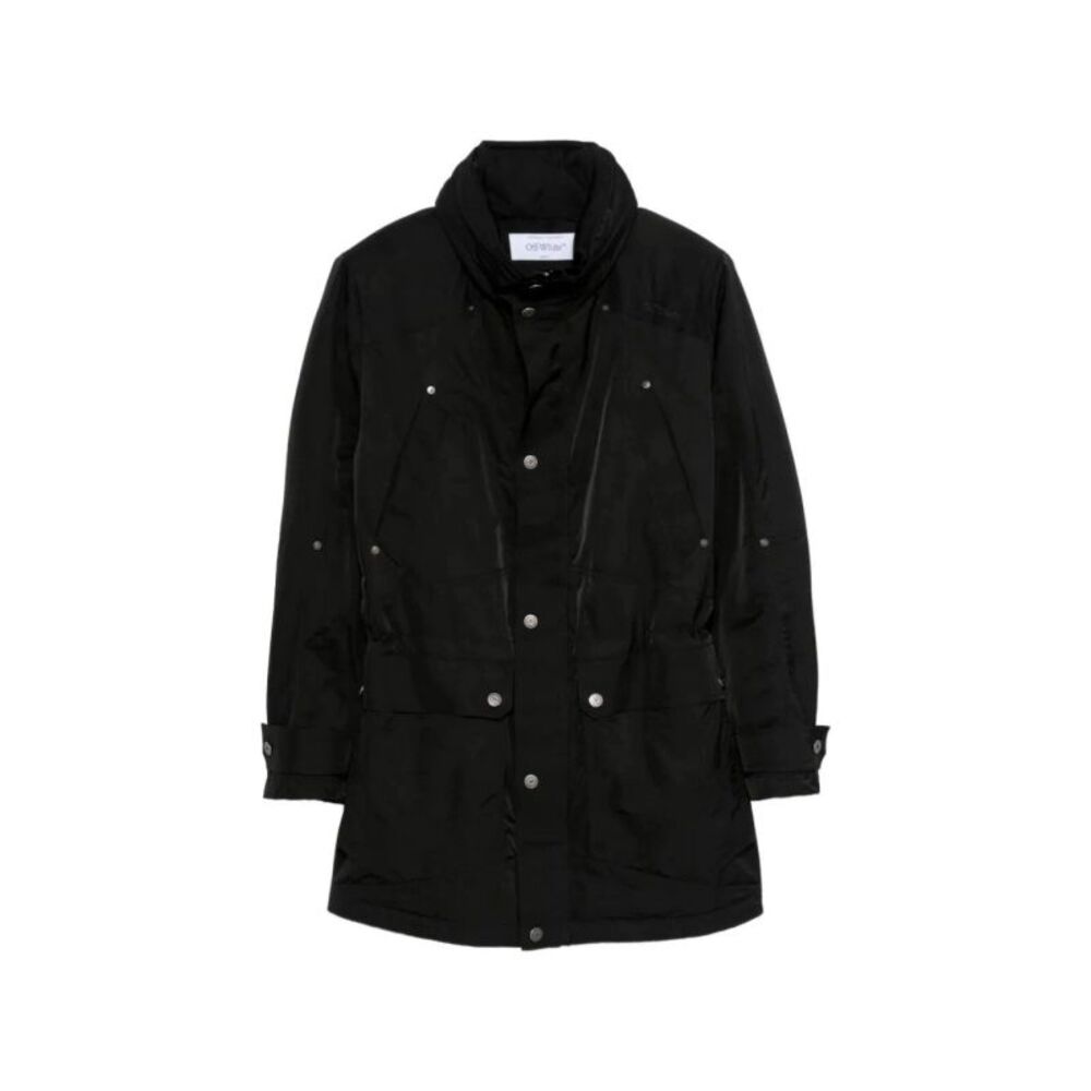 Off White Men `Racing Staff` Sporty Parka